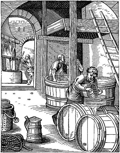 Picture Of A 16th Century Brewery