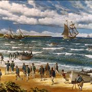 Picture Of Battle Of Nassau New Providence Raid 1776