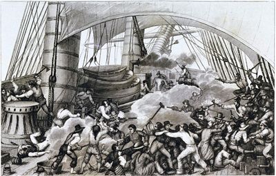 Picture Of Boarding Of The Triton