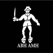 Picture Of Flag Of Bartholomew Roberts A Barbadians Head A Martinicians Head