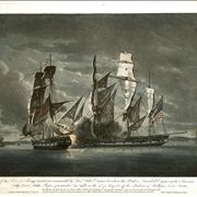 Picture Of Privateer Naval Battle Off Halifax